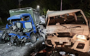 酒測值1.25!屏東男子酒駕逆向對撞  車頭全毀3人傷