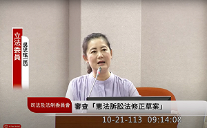 藍營排審憲法訴訟法惹議 綠黨團提「兩前提」疾呼：不應貿然修法 