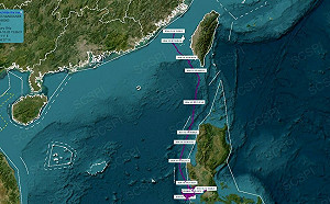美、加軍艦昨穿越台海  國防部：國軍全程掌握  狀況正常  