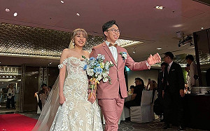 太陽花學運領袖魏揚與呂伊庭昨舉辦婚禮 楊翠：大開心