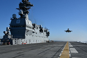 (影)影片來了!美F-35B垂直降落/短場起飛日本加賀號直擊 符日常戰備需求