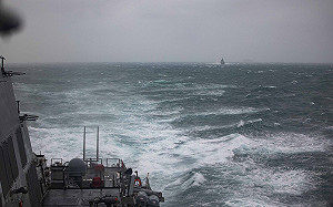 美加軍艦聯袂穿越台灣海峽　外交部：展現民主盟友維護台海和平決心　　