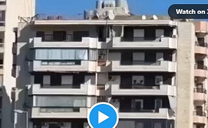 （影）以軍GBU-28重磅航空炸彈出擊! 貝魯特真主黨大樓3秒內被夷平