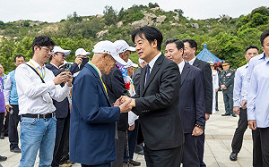 赴金門紀念古寧頭戰役 賴清德：不能讓外部勢力改變台澎金馬的未來