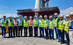 淡江大橋上樑典禮淪中央打卡點？公路局：純屬內部祈福