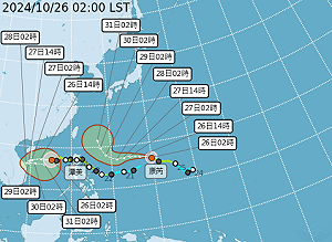 康芮颱風生成逼近台灣 吳德榮曝最新路徑