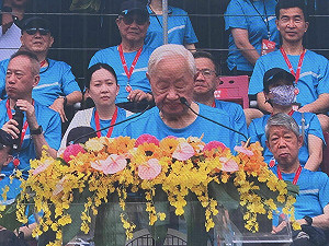 台積電運動會熱鬧登場 張忠謀:世界自由貿易已死
