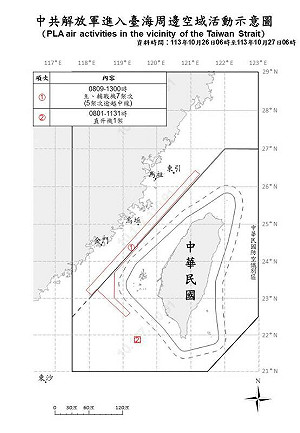 8共機.7共艦擾台 6架次闖海峽中線 國軍嚴密應處