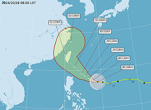 康芮颱風逼近!賈新興估「這一帶登陸」:週三恐發陸警