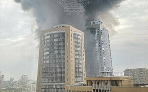 (影) 俄生產運輸設施遭破壞! 沃羅涅日市場大火 多地遭烏無人機襲擊