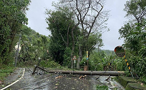 康芮颱風挾強風暴雨襲台 已釀1死205傷、災情3688件、62萬戶停電