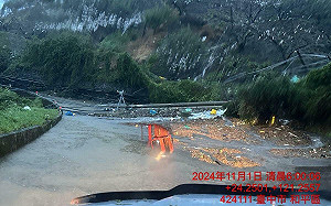 大梨山聯外交通嚴重受創 何欣純關心搶修情形