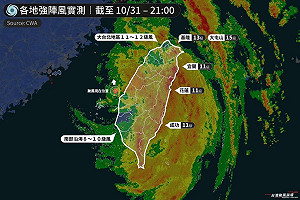 大台北地區迎「7年來最猛颱風夜」 氣象粉專:地形害的