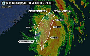 大台北地區迎「7年來最猛颱風夜」 氣象粉專：地形害的 