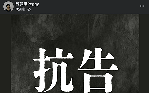柯文哲遭裁定延押 陳佩琪發「抗告」2字圖回應