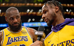 詹皇之子Bronny今第3度亮相只打7秒