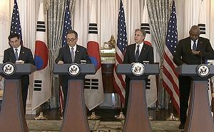 美韓「2＋2」會談 首次納入台海和平重要性 我外交部表歡迎