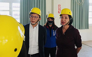 立院教文委員會高雄考察  柯志恩爭取經費修繕校園基礎設施 