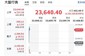 台股開紅》川普行情續威、美股創新高、大盤輸人不輸陣、漲逾200點