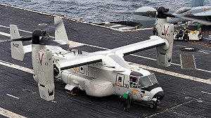 日媒:美海軍魚鷹機CMV-22飛抵岩國基地 首度部署日本