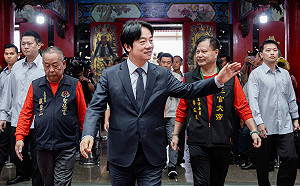 賴清德赴新北金山 大談治水計畫「明年預算達551億」