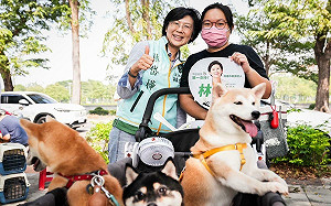 岡山寵物公園辦認養活動  林岱樺推動保政策維護毛小孩福利