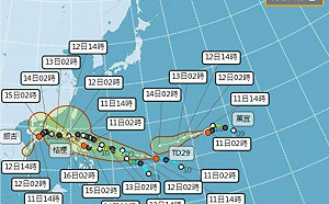 天兔颱風估今晚生成！中颱桔梗外圍環流明起影響台灣、今早晚偏涼 