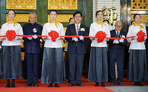 林佳龍回首台中天圓道場8年成果　談「價值外交」盼傳揚台灣宗教自由