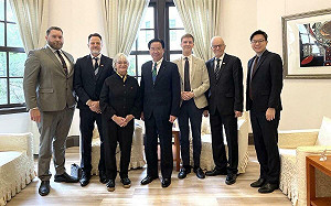 丹麥國會議員來訪 吳釗燮偕林飛帆會見：在挺台浪潮中絕不會孤單