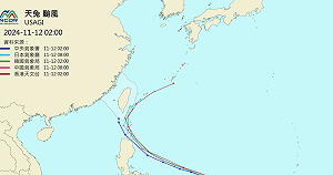 烏薩奇將成罕見11月颱？全球路徑預測天兔颱風可能從台灣東南方掃過