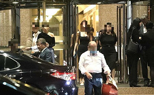 秀王必勝、陳時中美女相伴餐敘照 王鴻薇揭疑點