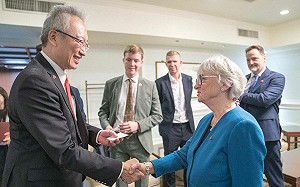 午宴歡迎丹麥國會訪團 吳志中：盼持續為台灣發聲