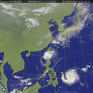 天兔持續減弱為輕度颱風接近台灣!3地防豪雨 越晚降雨越來越明顯