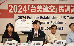 台美建交民調記者會 王興煥警告：中華民國認同是「傾向統一」的最大宗