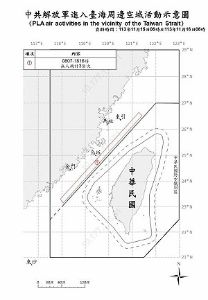 天兔颱風來襲! 3共機.3共艦侵擾台海未越中線