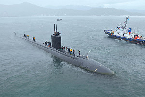 戰略威懾!美洛杉磯級潛艦SSN-771前進釜山 金正恩嗆無限強化核武力