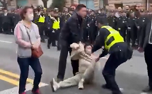 (影) 再有錢也只是「韭菜」！ 上海蘇河一號多名億萬富翁維權 遭警逮捕