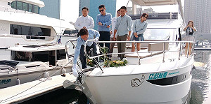 全新豪華歐洲遊艇高雄交船  亞歆海洋投入中部遊艇休閒業