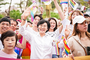 一改反同形象現身同志大遊行  林岱樺:以行動支持同志平權