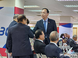 重申中華民國是根本 朱立倫:台灣民主不是民進黨說了算