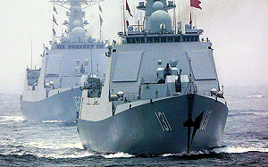 052D艦東南海域對峙24小時! 外艦不聽驅離警告 太原艦武器通電卸砲衣