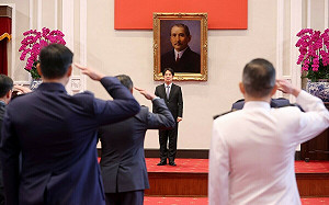 賴清德主持將官晉任授階典禮  期勉強化國防組織效能、確保區域安全