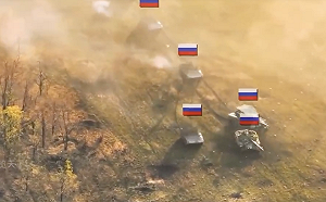 （影）上百輛俄坦克死亡沖鋒! 無掩護波段攻擊 來一批死一批 烏精準打擊俄軍覆滅