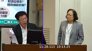 藍白《財劃法》搶錢後果 主計長證實:國光獎金將砍半