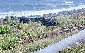 傳空軍愛國者飛彈維修車台東長濱失控翻落邊坡 駕駛及車長輕微外傷送醫
