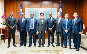 接見友邦史瓦帝尼部長 林佳龍：戰略儲油槽案是台史兩國重要合作