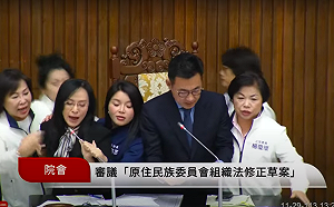 快訊》(影) 國民黨再度閹割討論 原民會組織法修正再爆藍綠衝突 