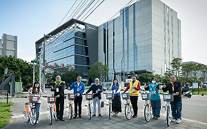 饗應低碳綠色運輸！瑞健醫療捐贈桃園32輛YouBike