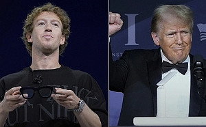 美媒：Meta執行長祖克柏在佛州與川普會面