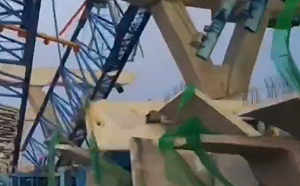 (影) 豆腐渣工程害人命! 江蘇泰州高架橋突倒塌 造成5死9傷官方封鎖消息